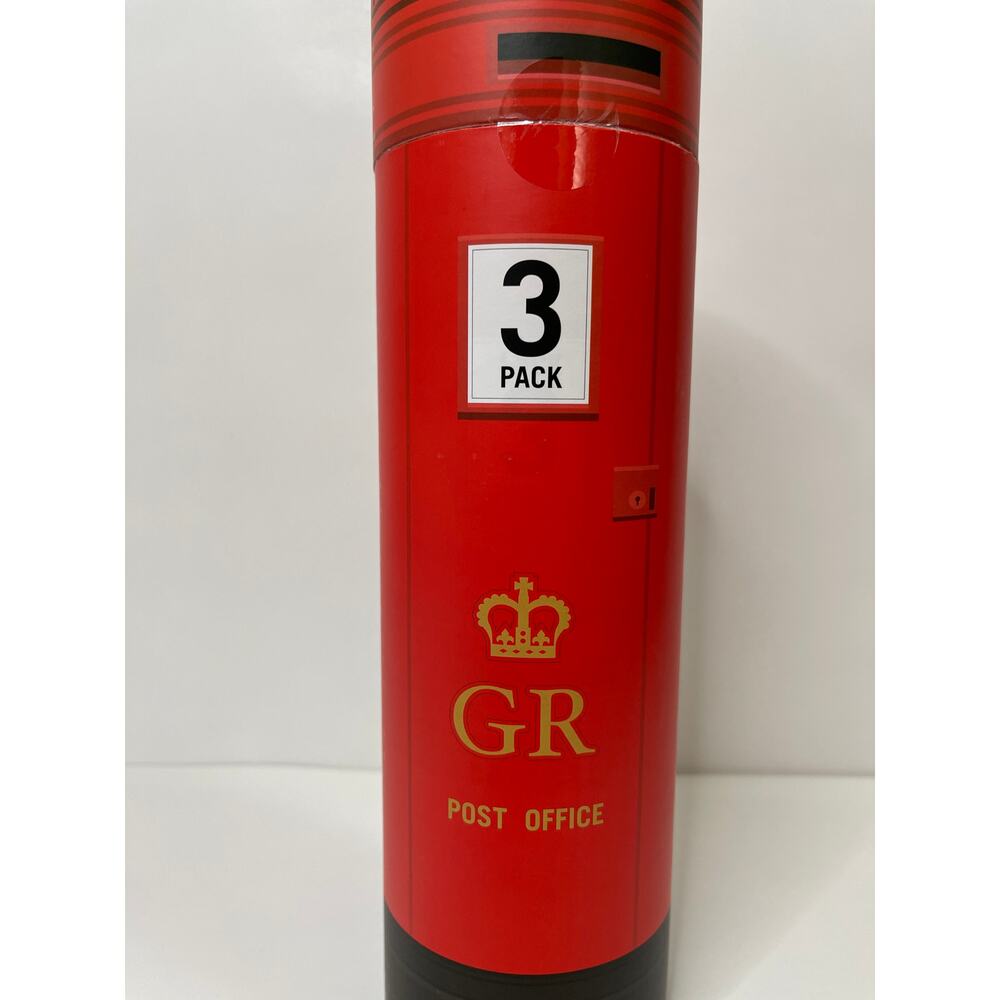 Carnaby Sock Co London Mens Socks NEW Cylinder Gift Box Holder 3 pairs Holiday